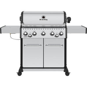 Broil King Baron S 590 IR inklusive Drehspieß & Infrarotbrenner, Grillrost aus Gusseisen, für 1 - 15 Personen