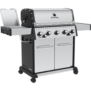 Broil King Baron S 590 IR inklusive Drehspieß & Infrarotbrenner, Grillrost aus Gusseisen, für 1 - 15 Personen, Detailansicht