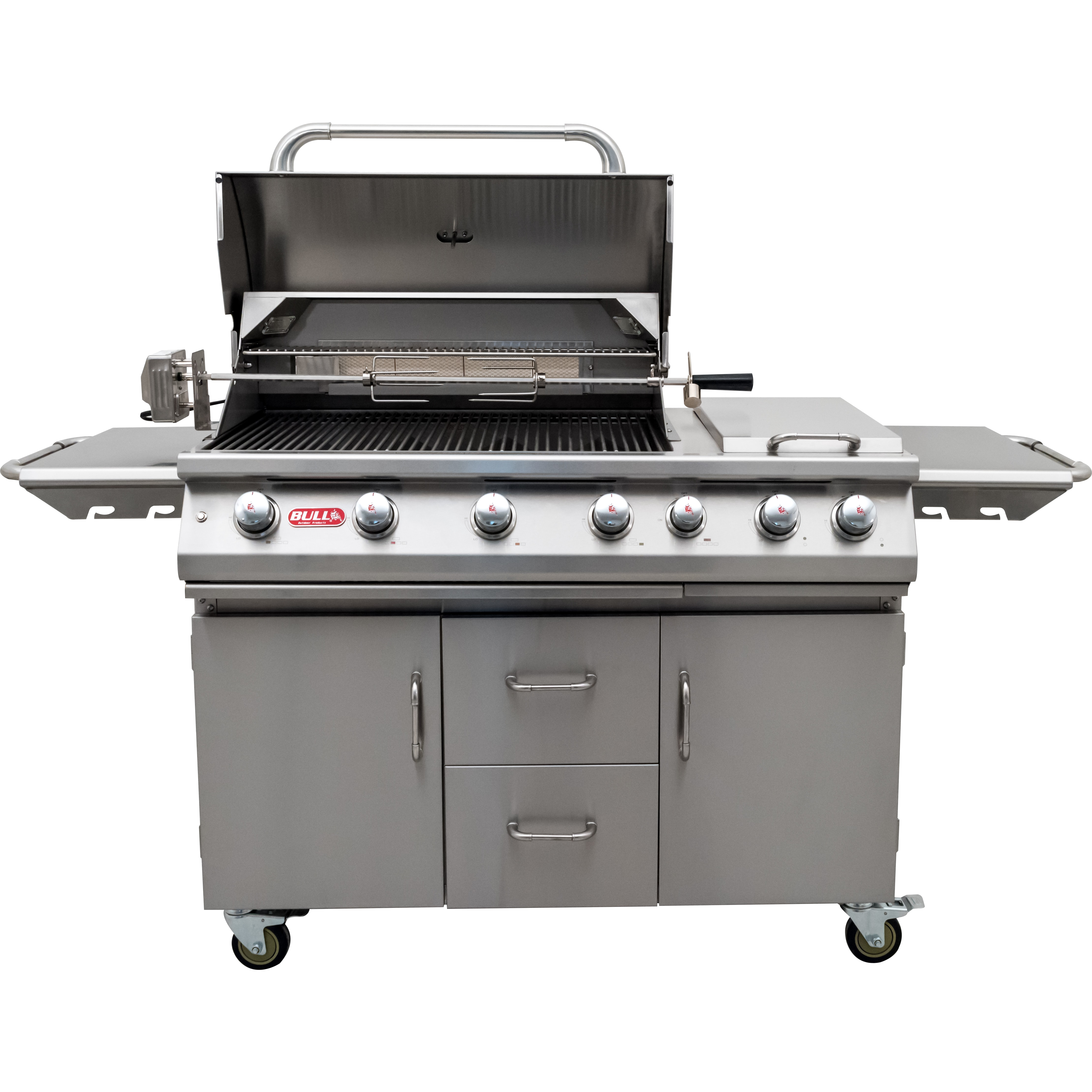 Bull 7Burner, Grillrost aus Edelstahl, für 1 - 24 Personen, Detailansicht 1