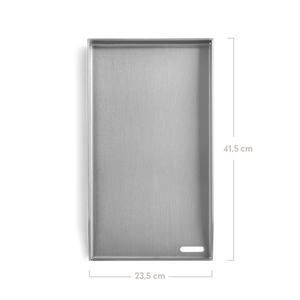 Burnhard Plancha Grillplatte passend für FRED| 41, 5 x 23, 5 x 3, 5 cm, Grillzubehör, Detailansicht 1