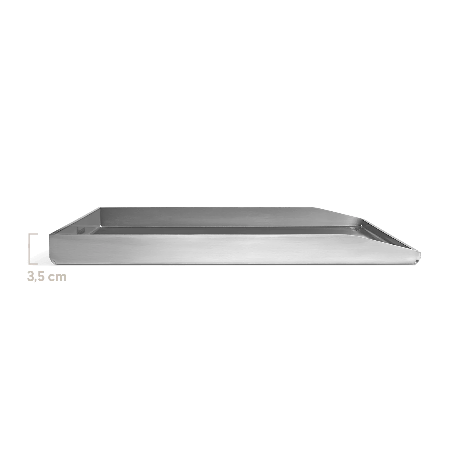 Burnhard Plancha Grillplatte passend für FRED| 41, 5 x 40 x 3, 5 cm, Grillzubehör, Detailansicht 2