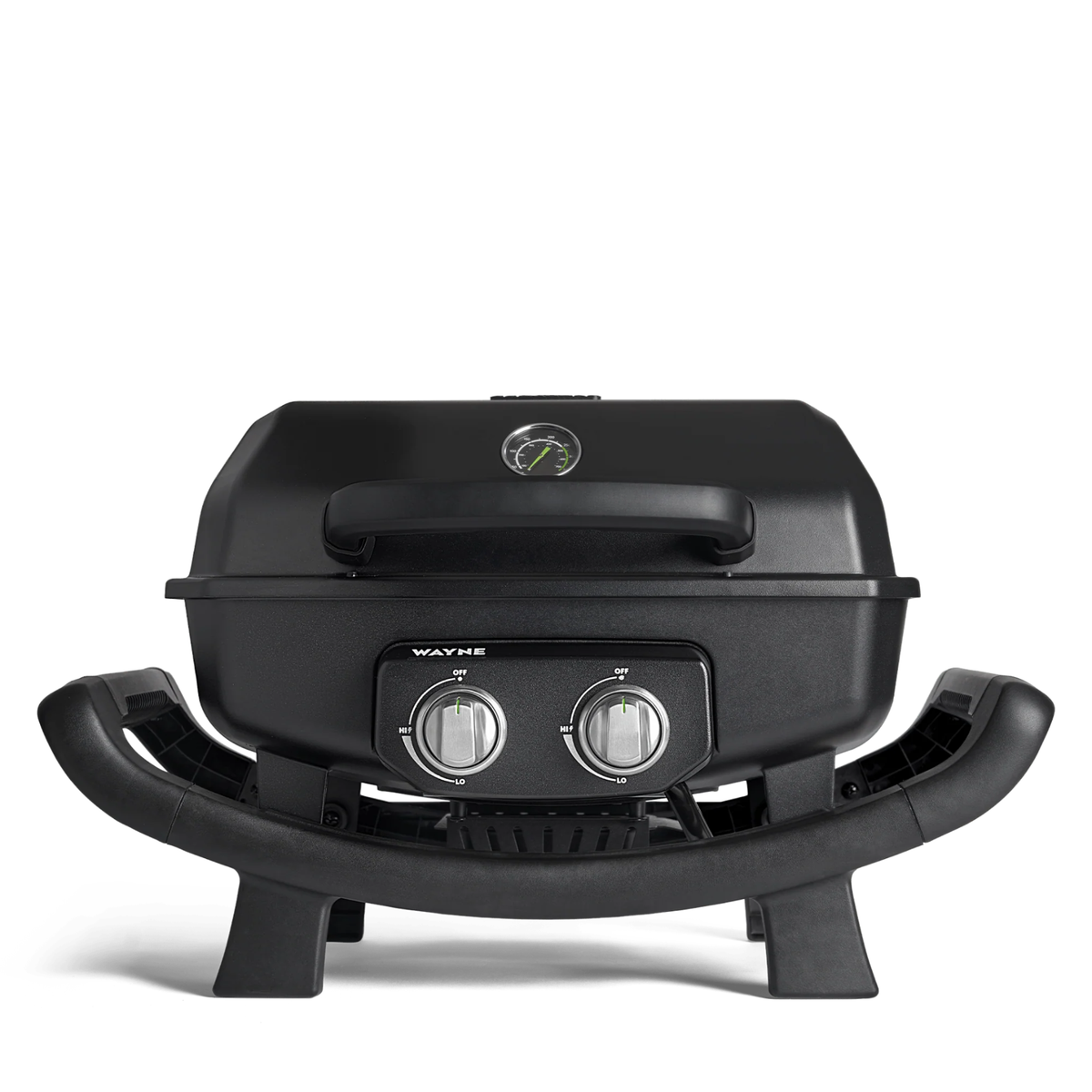 Burnhard WAYNE Balkongrill 2-Brenner Camper Edition, Grillrost aus Gusseisen