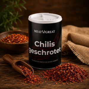 Meat 'n' Great Chilis geschrotet, Streuer, 70g, Gewürz