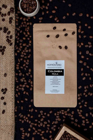 Hofrösterei Kaffeebohnen Colombia - Huila 500g, Kaffee & Espresso