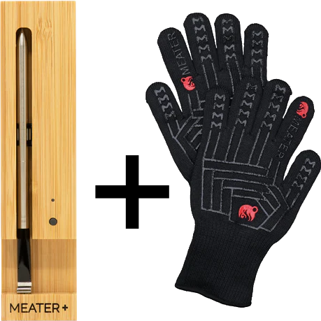 Meat 'n' Great Meater+ Bluetooth Grillthermometer + Handschuhe "Community Deal"