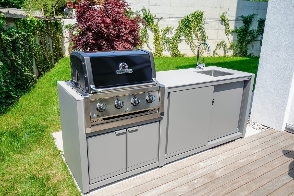 Dukin Outdoorküche Modul CookOUT® GRILL BLANK - für Broil King 520/ 570/ 590, befestigt, Außenküche, Detailansicht 2