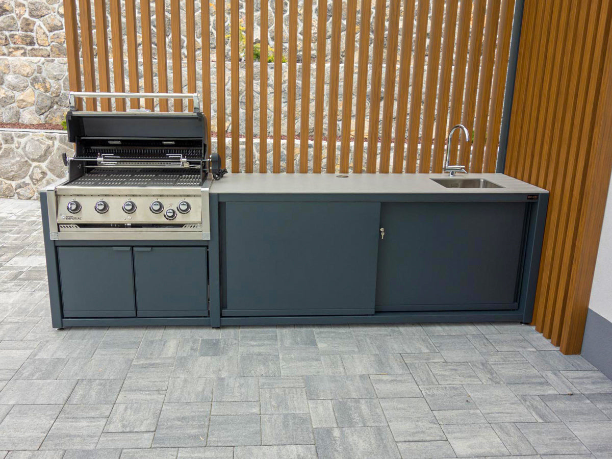 Dukin Outdoorküche Modul CookOUT® GRILL BLANK - für Broil King 420/ 470/ 490, befestigt, Außenküche, Detailansicht 7