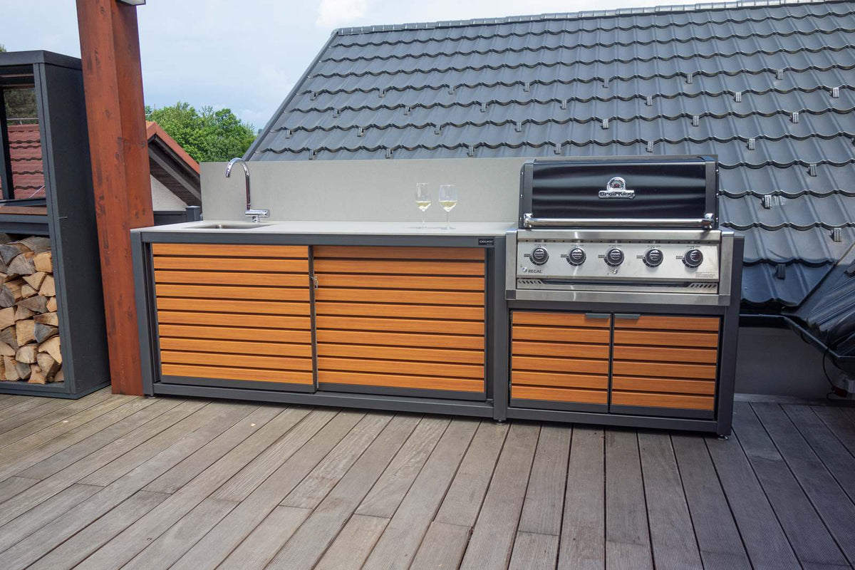 Dukin Outdoorküche Modul CookOUT® GRILL BLANK - für Broil King 420/ 470/ 490, befestigt, Außenküche, Detailansicht 2