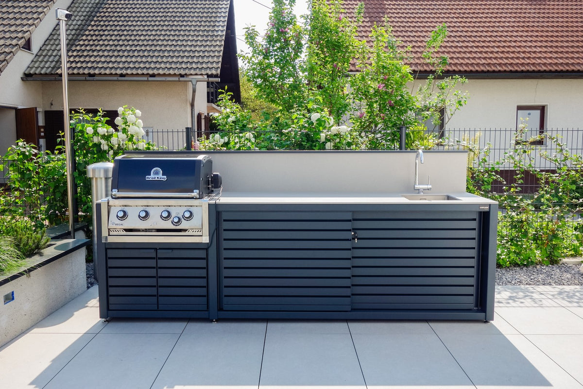 Dukin Outdoorküche Modul CookOUT® GRILL BLANK - für Broil King 520/ 570/ 590, befestigt, Außenküche, Detailansicht 8