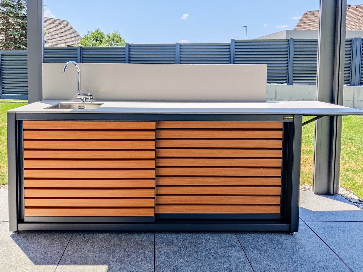 Dukin Outdoorküche Klappbrett für CookOUT® GRILL/ EGG, Außenküche, Detailansicht 3