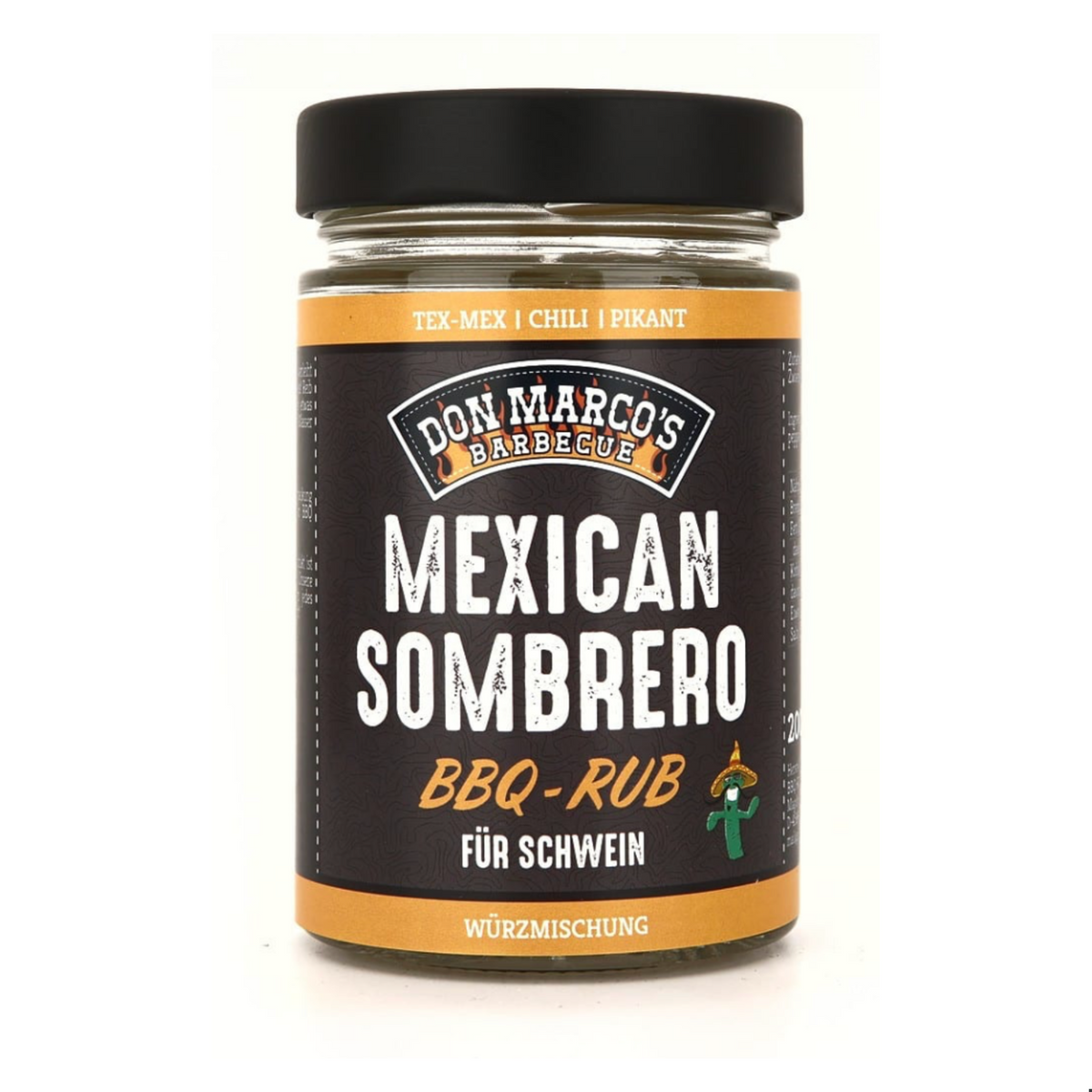 Don Marco's Mexican Sombrero, 200g Glas, Gewürz