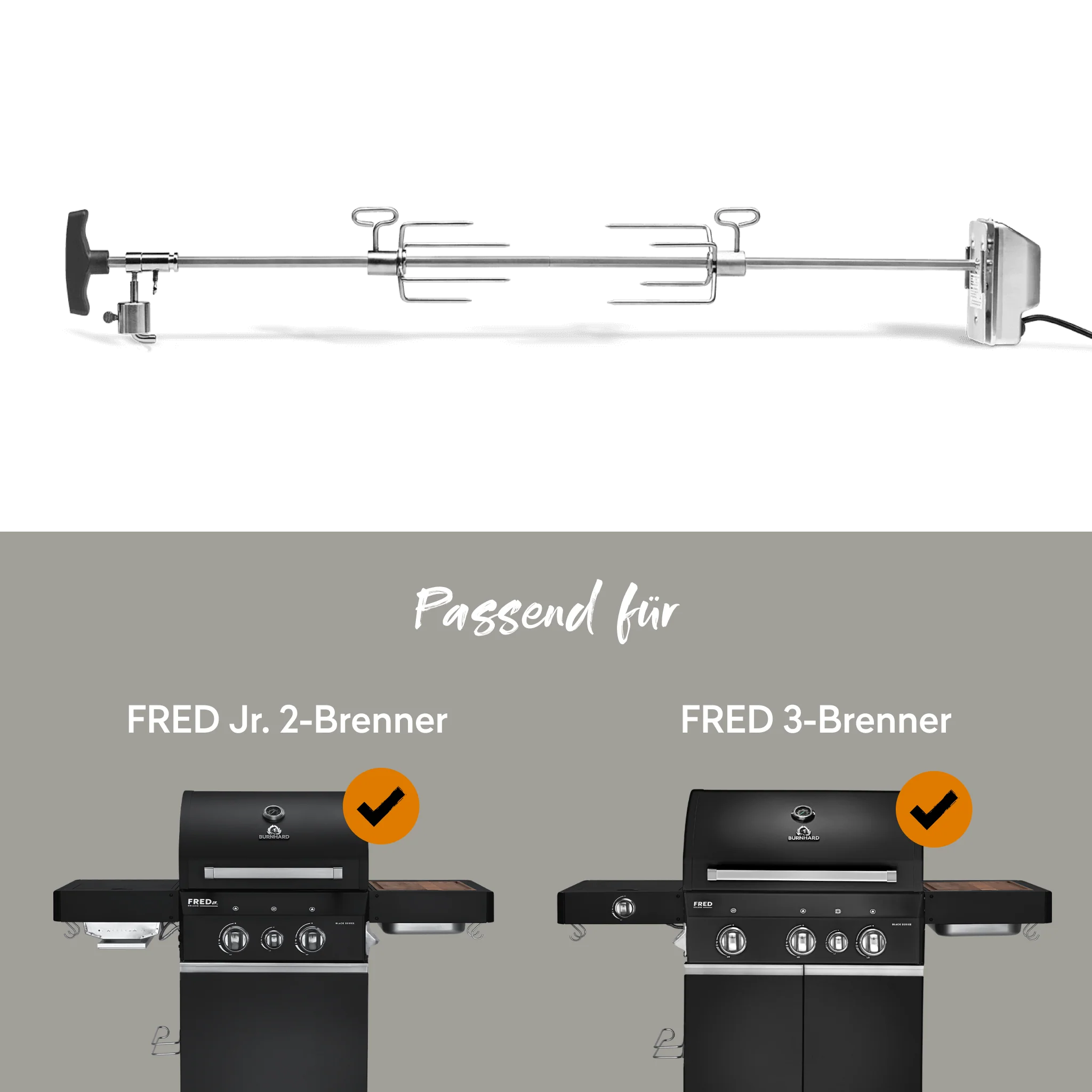 Burnhard Drehspieß FRED Jr. & FRED, Grillzubehör, Detailansicht 1