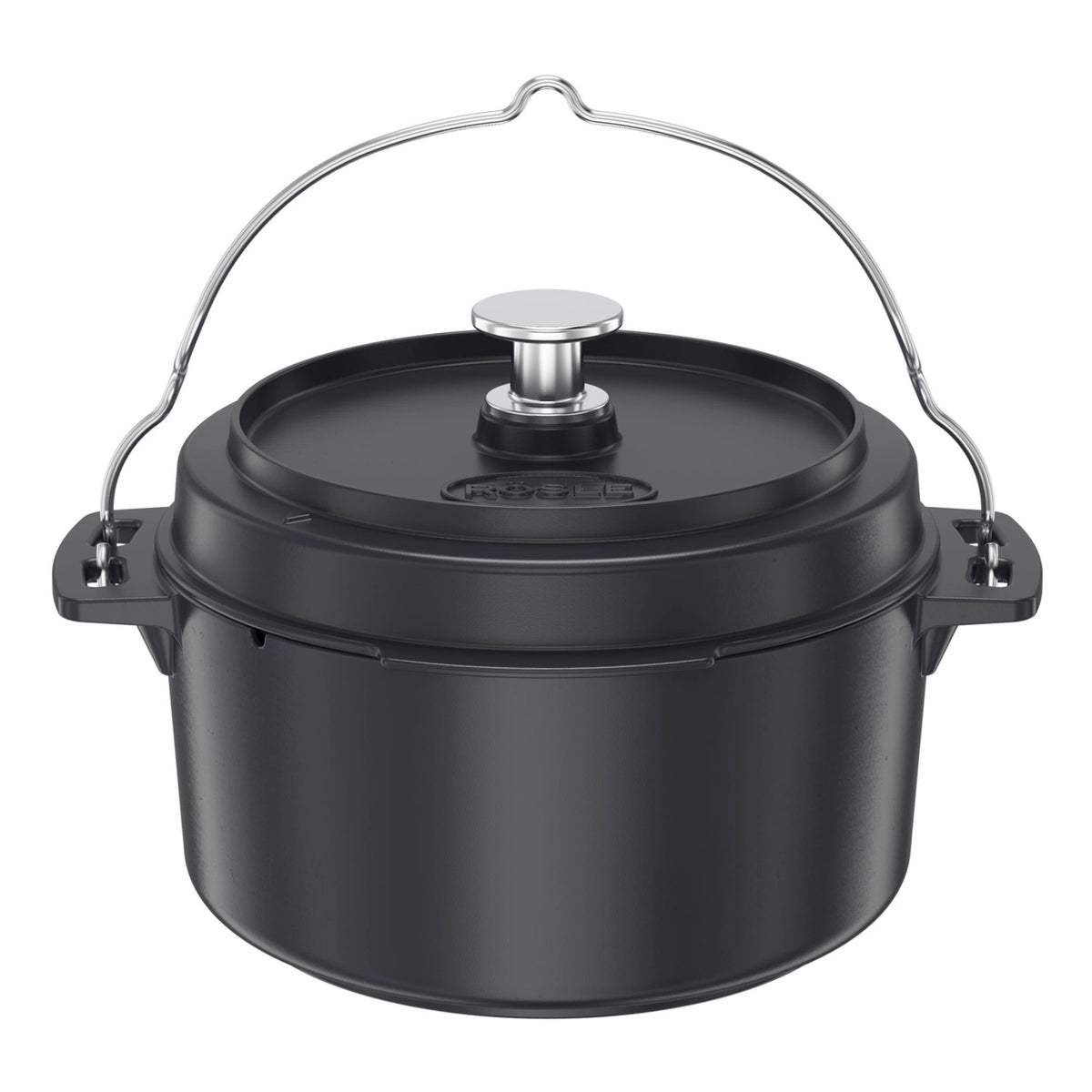 Rösle Dutchoven Ø 28cm matt schwarz emailliert