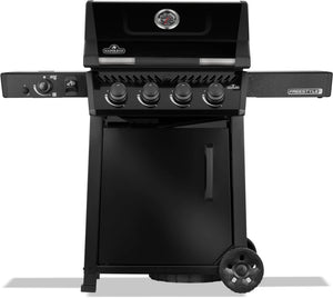 Napoleon Freestyle PRO 425, 4 Hauptbrenner, SIZZLE ZONE und Tür, schwarz| 2026, Grillrost aus Gusseisen, für 1 - 12 Personen