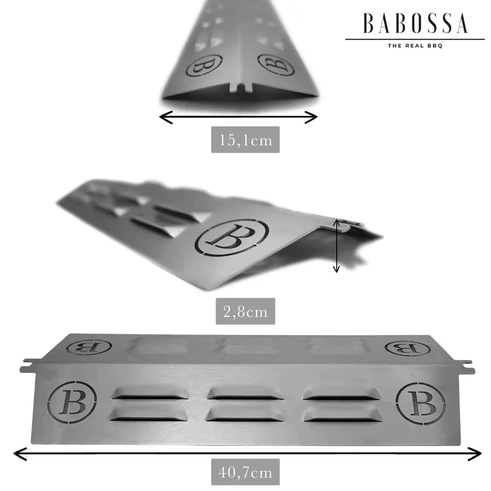 BABOSSA Flammschutzblech, Broil King Baron & Crown, Detailansicht 1