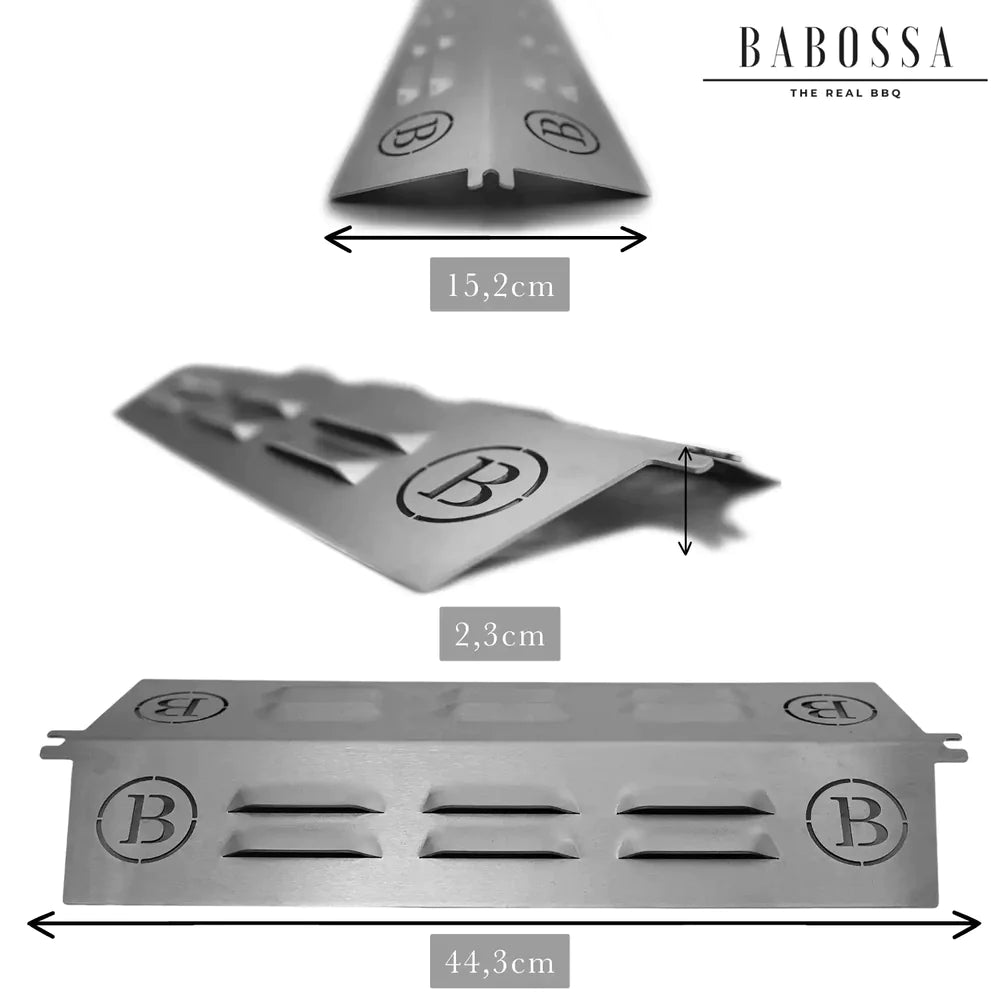 BABOSSA Flammschutzblech, Broil King Regal & Imperial, Grillzubehör, Detailansicht 1