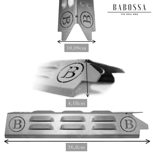 BABOSSA Flammschutzblech, Enders Boston Pro 4 KR Turbo II & Boston EVO PRO 4RP Turbo II, Grillzubehör, Detailansicht 1