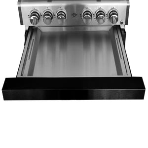 ALL'GRILL ALL’ Chef XL BLACK Outdoorküche -Grundmodell, Grillrost aus Edelstahl, für 1 - 20 Personen, Detailansicht 1
