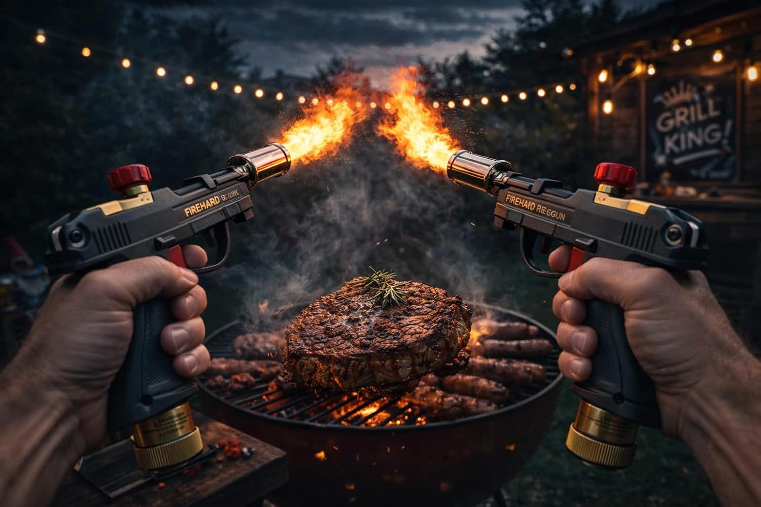 Firehard Firegun| Grillgun, Detailansicht 2