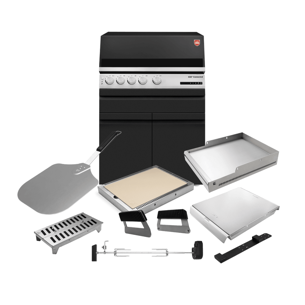 Otto Wilde „Alleskönner“-Set mit Gasgrill G32 Connected 2 Türen, Bundle