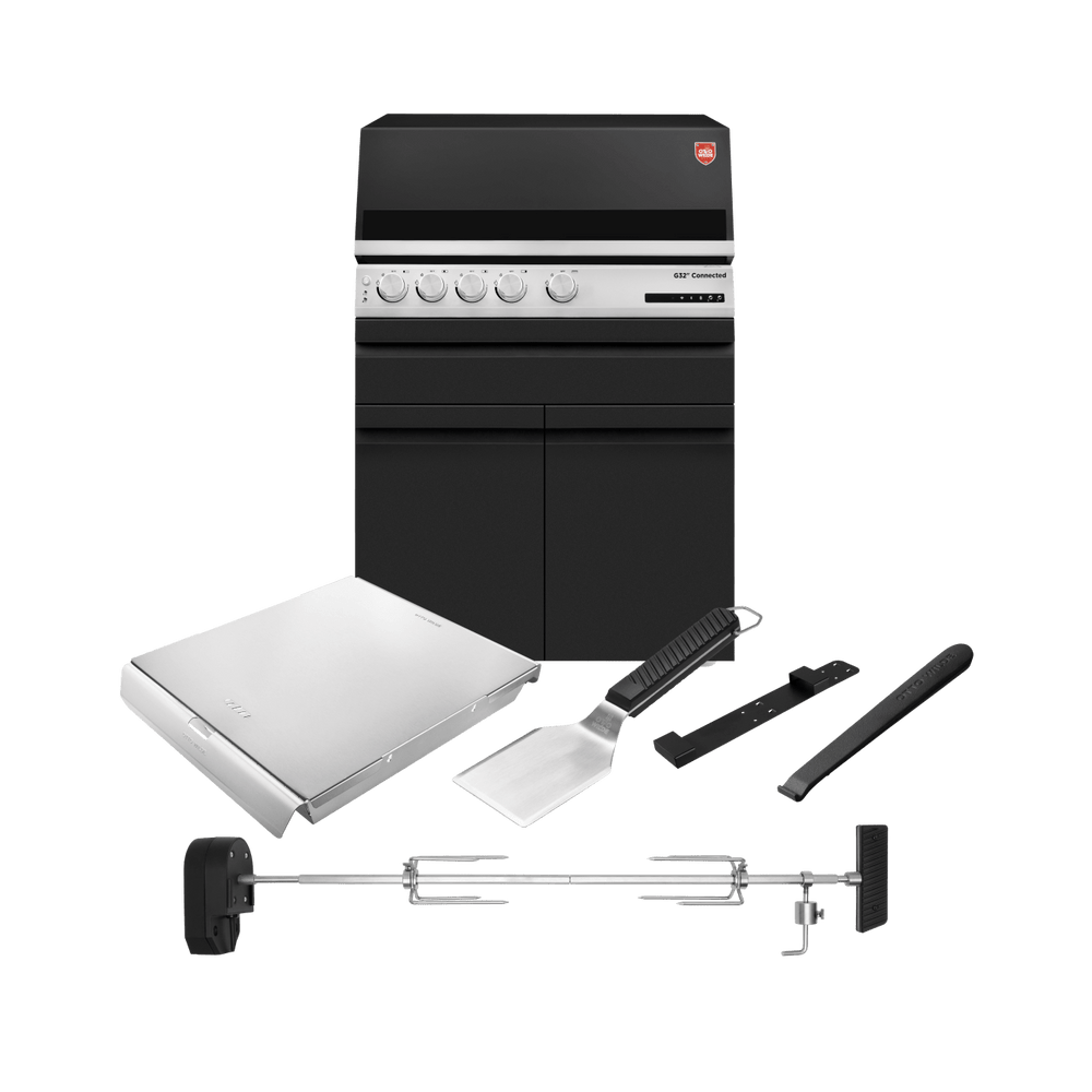Otto Wilde „Röst Profi“-Set mit Gasgrill G32 Connected 2 Türen, Bundle