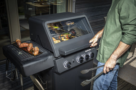Rösle AllFlame Peer 3 Brenner Gasgrill - 50 mBar, Grillrost aus Gusseisen, für 1 - 8 Personen, Detailansicht 6