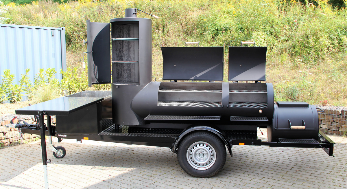 Joe´s Barbeque Smoker 24" Extended Catering Trailer, Detailansicht 1