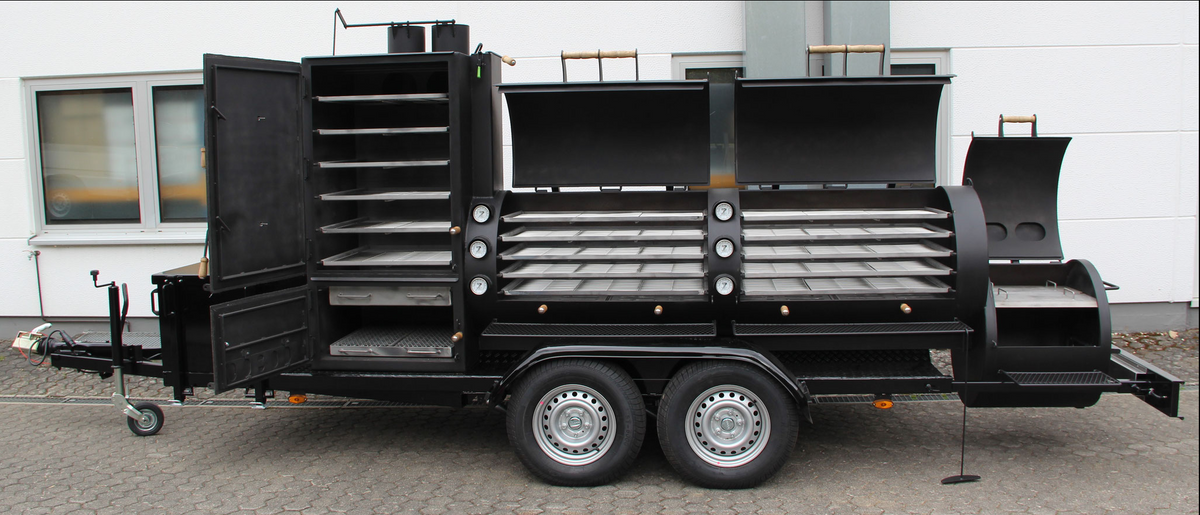 Joe´s Barbeque Smoker 30" Extended Catering Trailer, Detailansicht 2