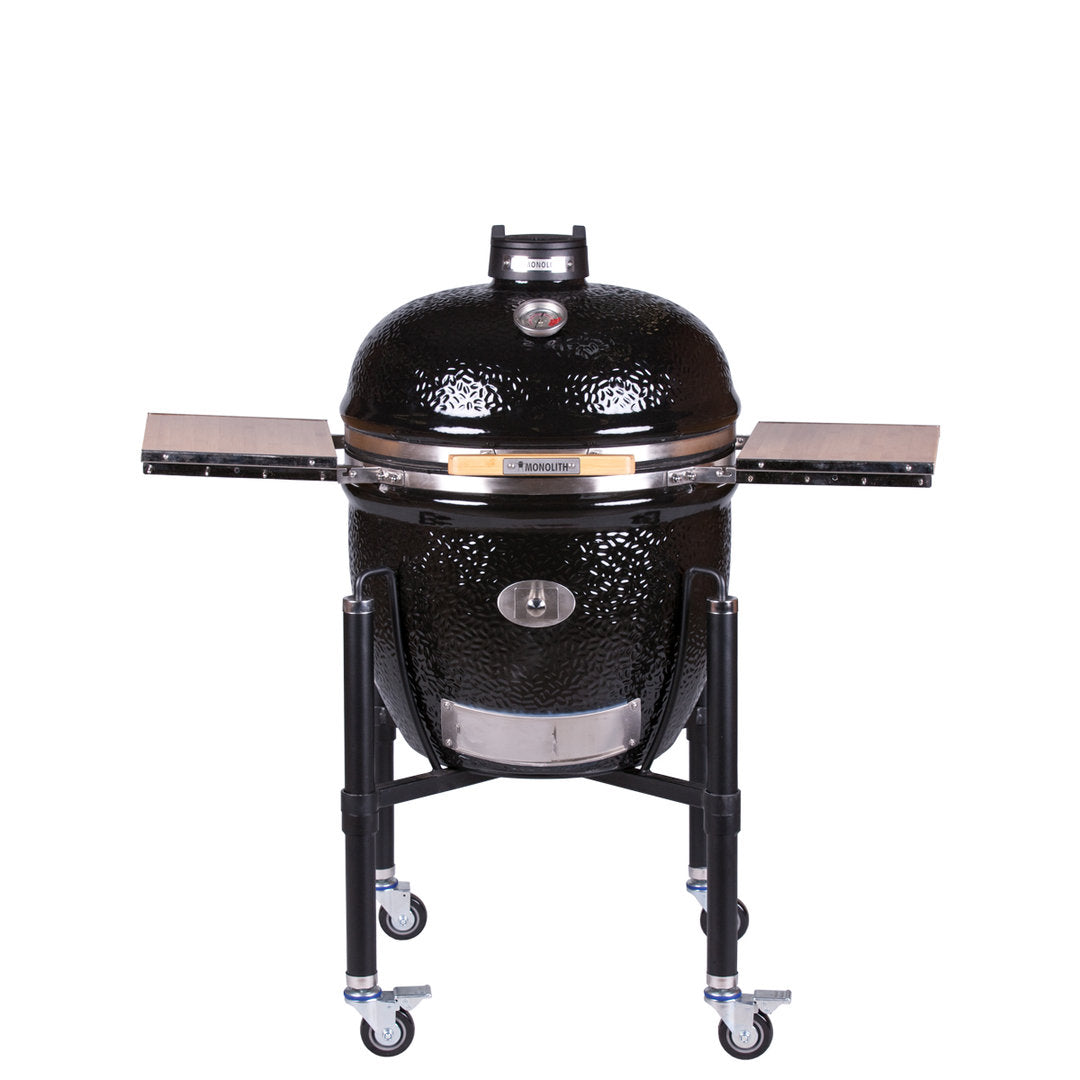 Monolith LeChef Pro 2.0, Schwarz, Grillrost aus Edelstahl, für 1 - 12 Personen