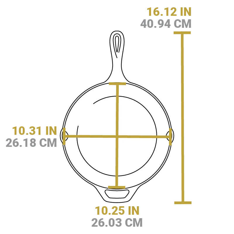 Lodge Gusspfanne, 26cm, Grilzubehör, Detailansicht 5