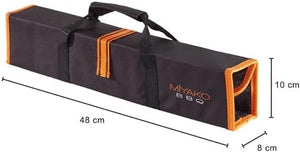 Miyako Grillbesteck-Set 4-tlg incl. Tasche, Grillzubehör, Detailansicht 1