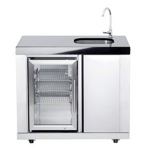ALL'GRILL Modul 11 - Waschbecken-/ Kühlschrankkombi (Becken rechts)