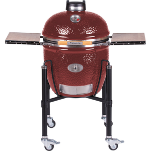 Monolith Classic Pro 2.0, Rot mit Gestell, Grillrost aus Edelstahl, für 1 - 10 Personen