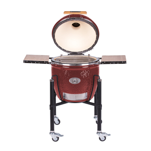 Monolith Classic Pro 2.0, Rot mit Gestell, Grillrost aus Edelstahl, für 1 - 10 Personen, Detailansicht 1