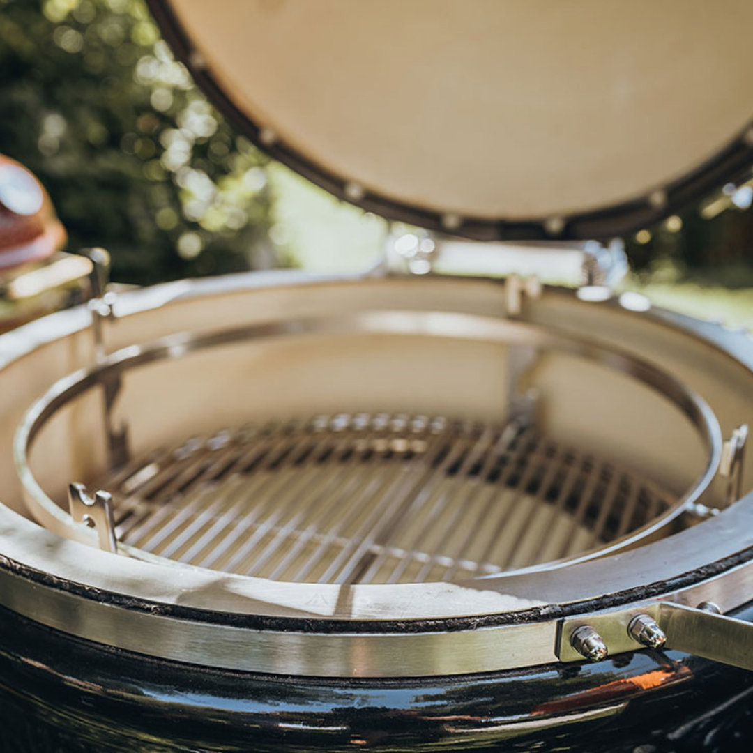 Monolith Classic Pro Serie 2.0, Schwarz, Grillrost aus Edelstahl, für 1 - 10 Personen, Detailansicht 23