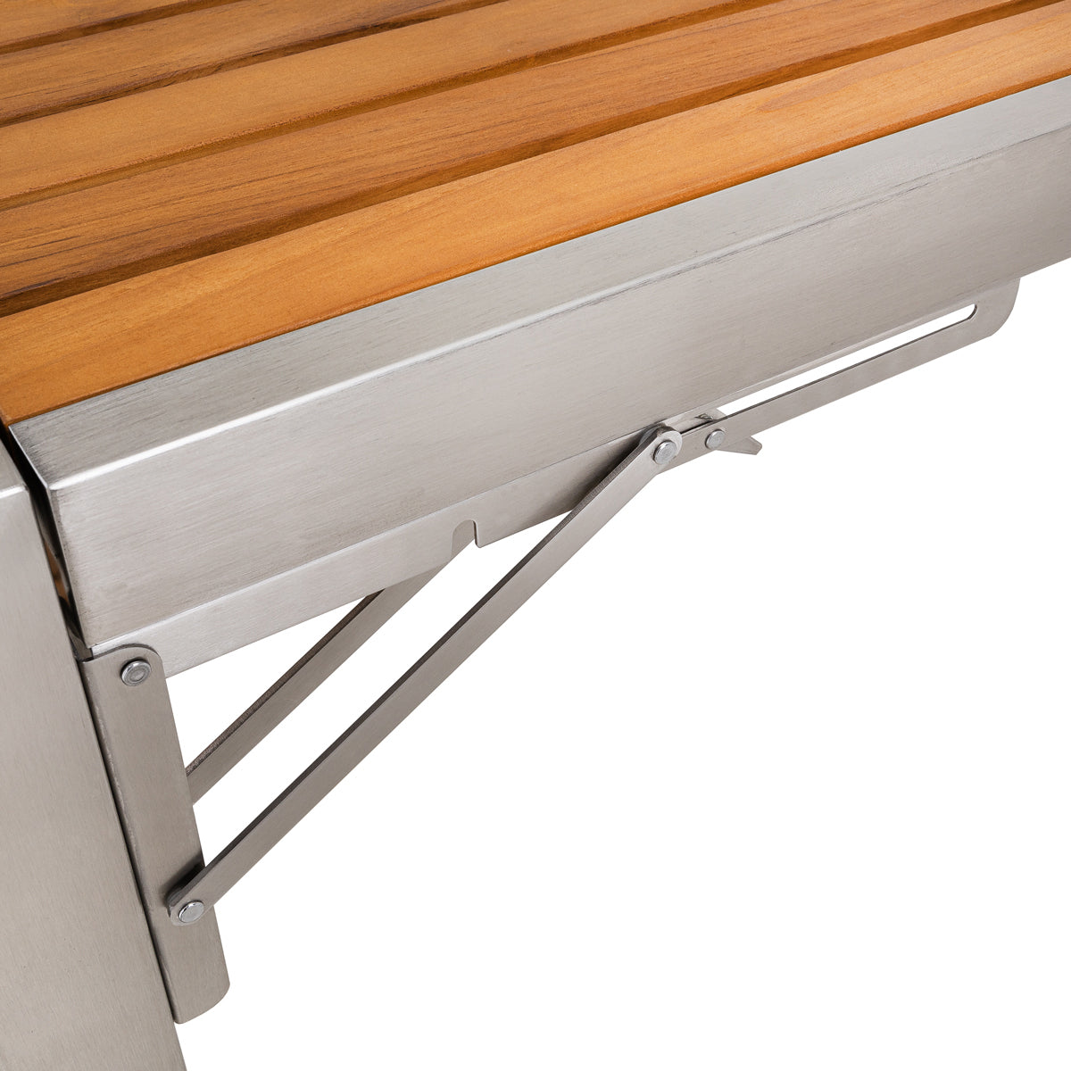 Monolith Buggy aus Edelstahl & Teak, LeChef, Grillzubehör, Detailansicht 6