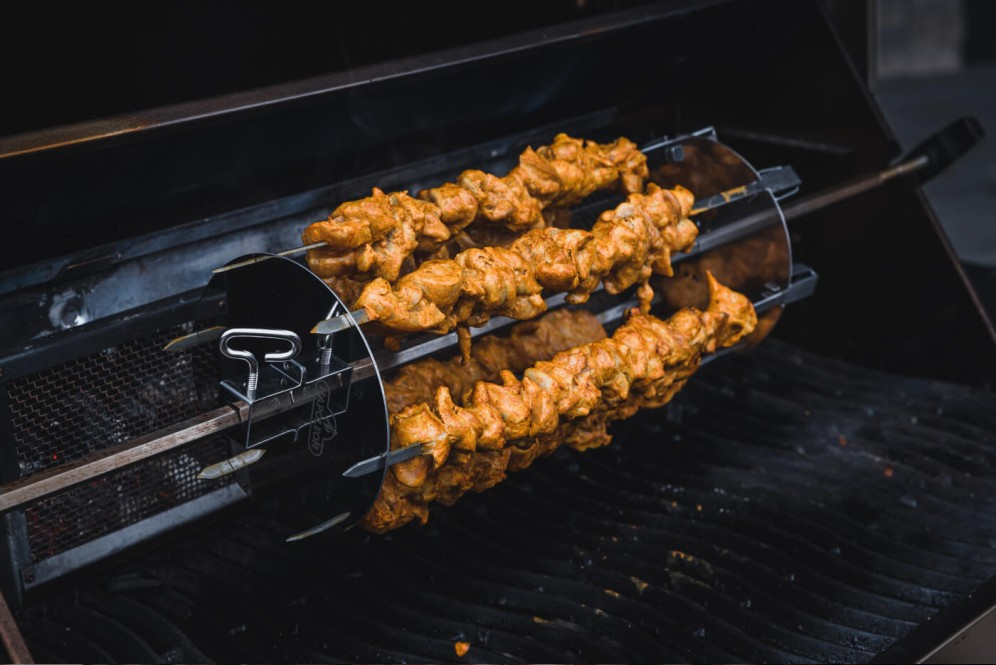 Napoleon Schaschlik-Set für Drehspieß mit 6 Spießen, Grillzubehör, Detailansicht 4