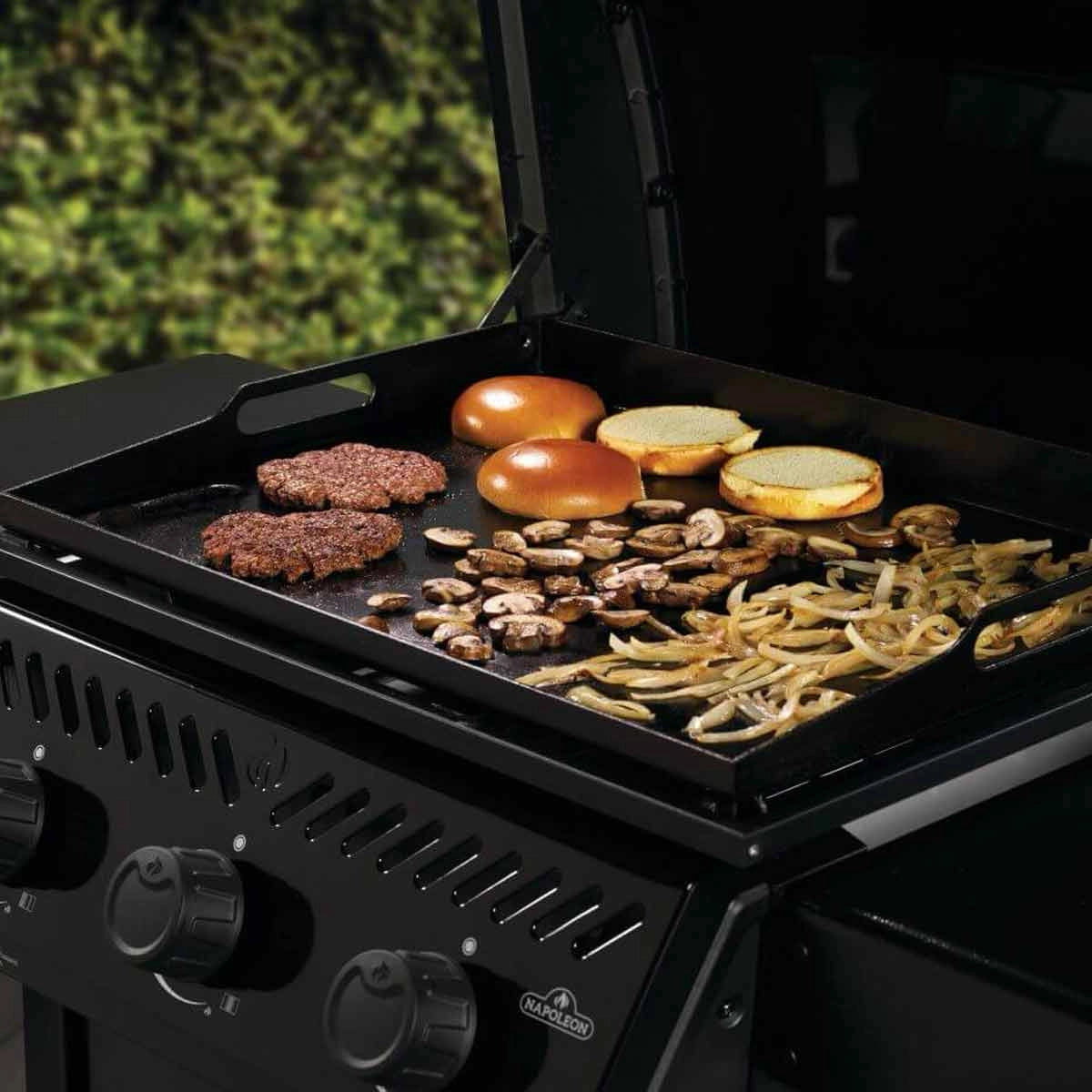 Napoleon Freestyle 24 Inch Plancha Griddle Schwarz, Planchagrill, Detailansicht 4