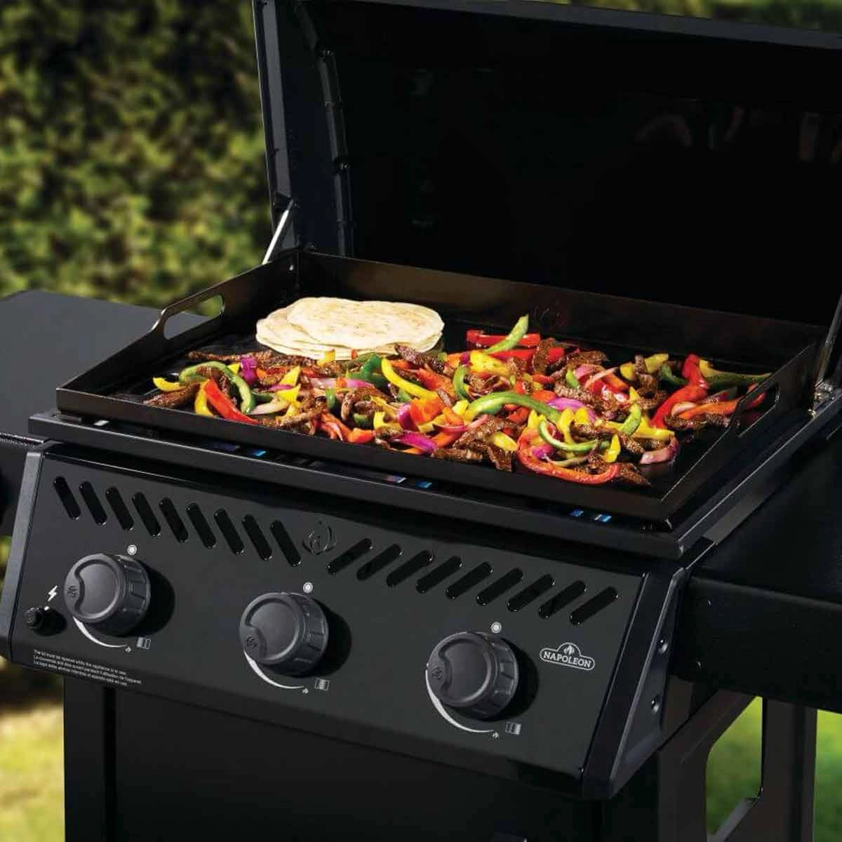Napoleon Freestyle 24 Inch Plancha Griddle Schwarz, Planchagrill, Detailansicht 8