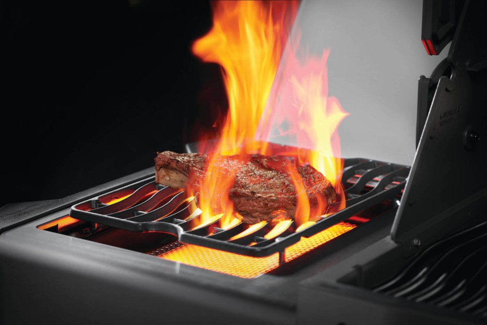 Napoleon Prestige 500, Rauchgrau, Grillrost aus Edelstahl, für 1 - 16 Personen, Detailansicht 11