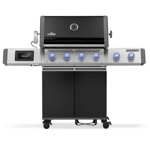 Napoleon Prestige PRO™ 500, Connected, Schwarz, inkl. Drehspieß, Grillrost aus Edelstahl, für 1 - 12 Personen