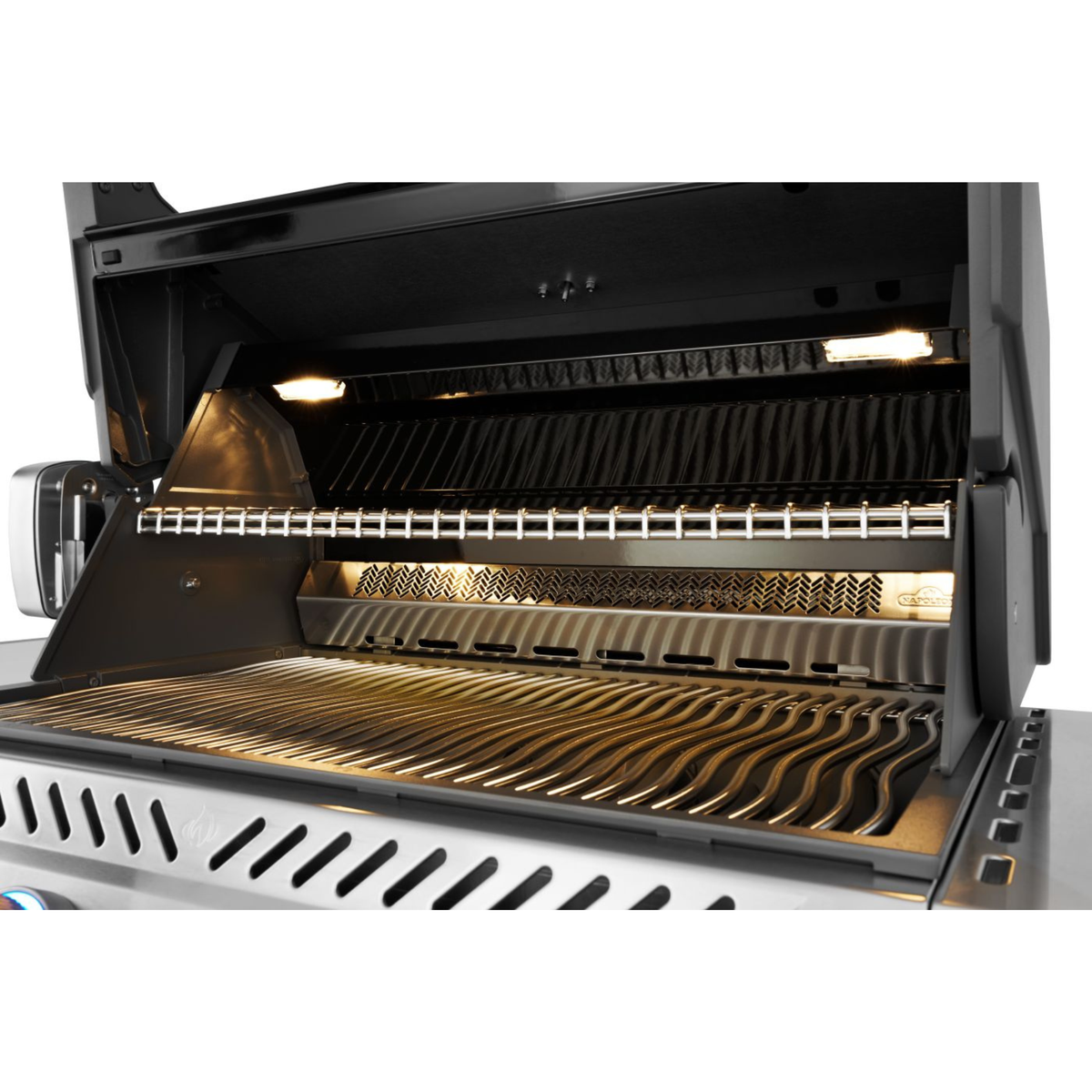 Napoleon Prestige PRO™ 500, Connected, Edelstahl, inkl. Drehspieß, Grillrost, für 1 - 12 Personen, Detailansicht 2