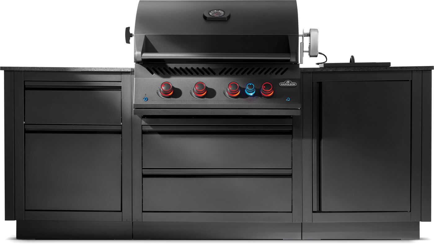 Napoleon OASIS 105 Outdoor-Küche mit 32-Zoll-Einbaugrill der 700er-Serie