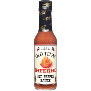 Old Texas Inferno Hot Pepper Sauce, 148ml, Grillsauce