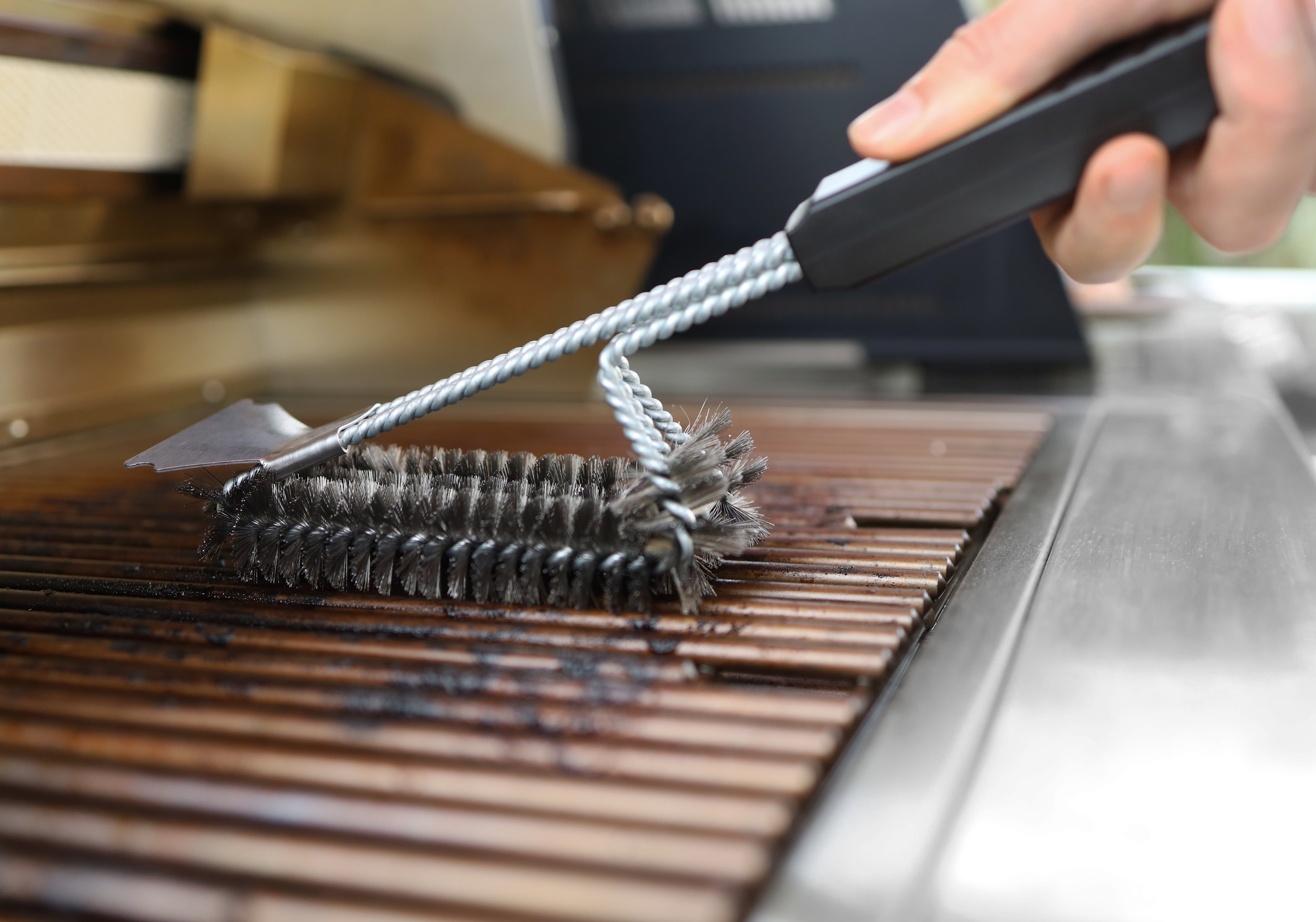 Otto Wilde Grillbürste, Edelstahl, Detailansicht 7