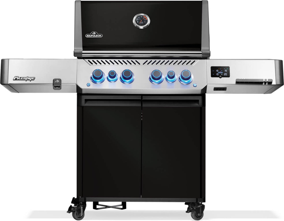 Napoleon Prestige 500, Connected, Schwarz (2026), Grillrost aus Edelstahl, für 1 - 16 Personen