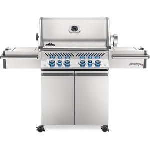 Napoleon Prestige PRO 500, Edelstahl inkl. Drehspieß, Grillrost, für 1 - 16 Personen