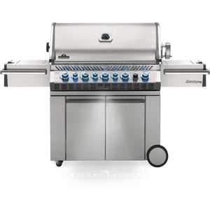 Napoleon Prestige Pro 665 inkl. Rotisserie, Grillrost aus Edelstahl, für 1 - 20 Personen