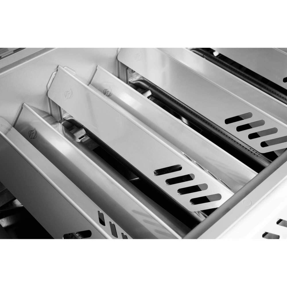 Napoleon Prestige PRO 665 Connected Gasgrill inkl. Drehspieß & elektrischer Räucherbox, Grillrost aus, Detailansicht 13