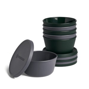 Burnhard Pizzaballenbox mit Deckel 6er-Set, Grillzubehör